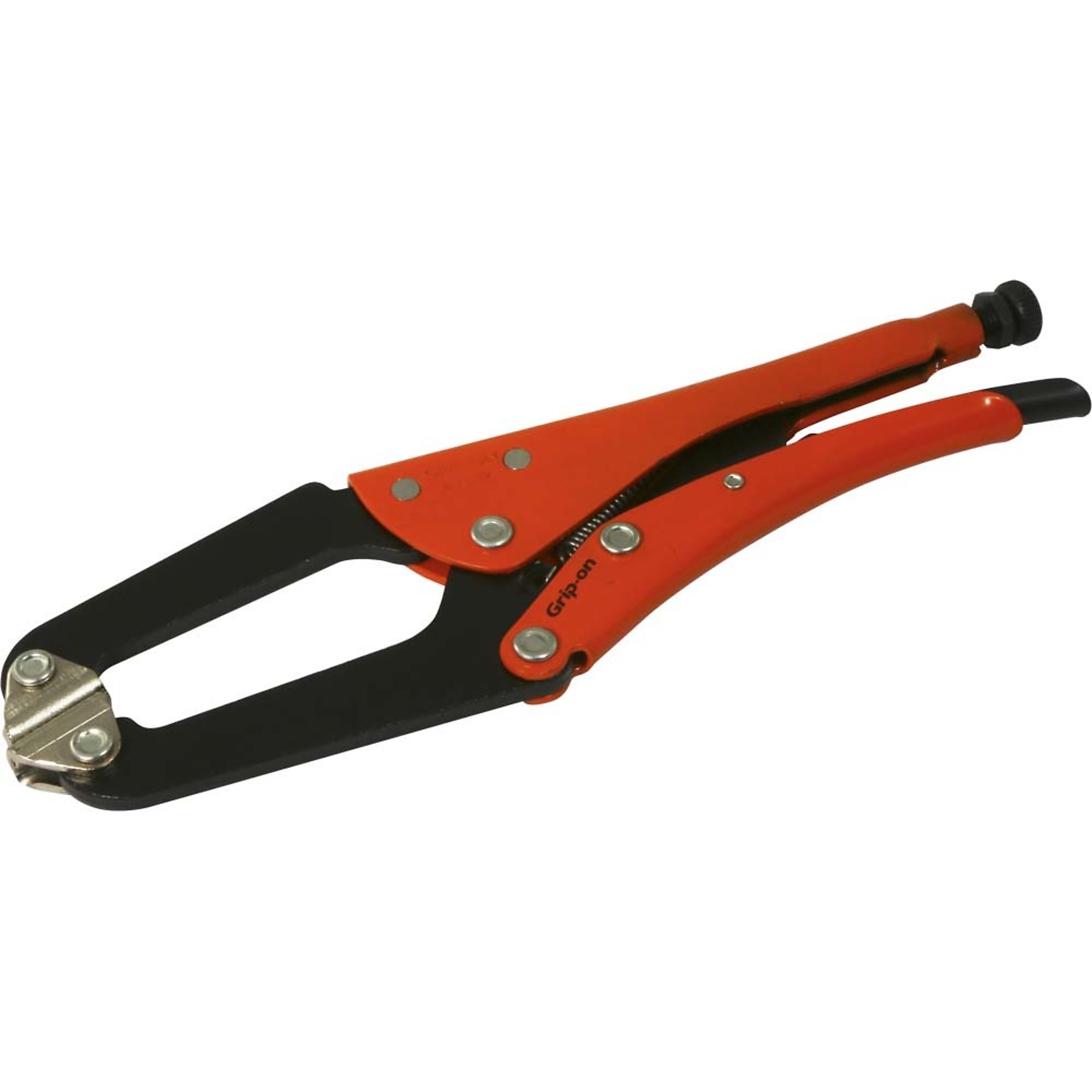 Grip-on, 12in. Locking C-clamp Plier, Pieces (qty.) 1 Material Alloy Steel, Jaw Capacity 3.94 in, Model# 233-12